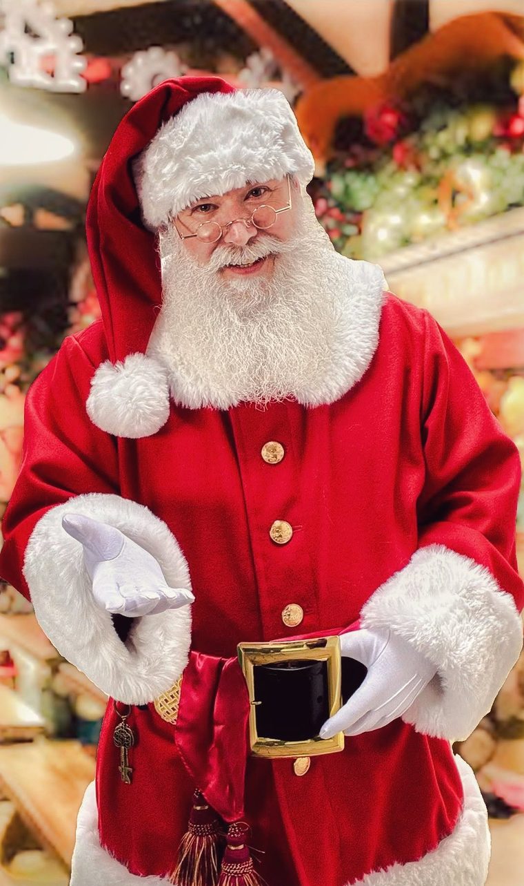 Portrait of Santa Stu with his real white beard